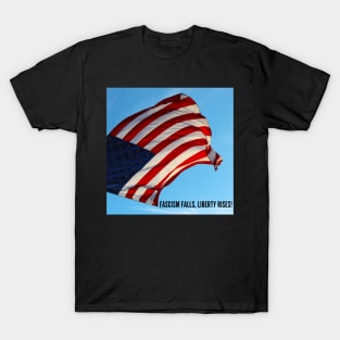 Fascism falls, liberty rises! T-Shirt
